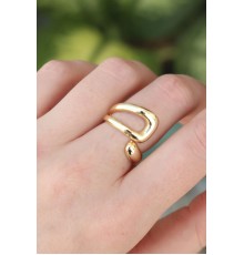 Pirinç Gold Renk Ayarlanabilir Yüzük