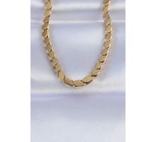 316L Çelik Gold Renk Arpa Model Kolye