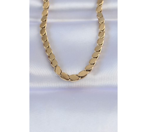 316L Çelik Gold Renk Arpa Model Kolye