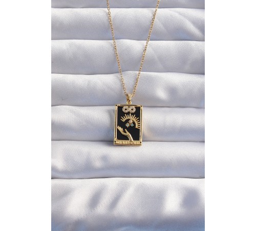 316L Çelik Zincir Gold Renk Sonsuzluk Detay Zirkon Taşlı Tarot Kolye 316L Çelik Zincir Gold Renk Sonsuzluk Detay Zirkon Taşlı Tarot Kolye
