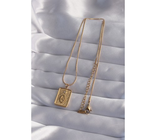316L Çelik Zincir Gold Renk Zirkon Taşlı Göz Figür Tarot Kolye 316L Çelik Zincir Gold Renk Zirkon Taşlı Göz Figür Tarot Kolye