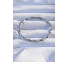 316L Çelik Gümüş Renk Kemik Model Bileklik
