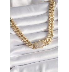 Pirinç Gold Renk VIP Exclusive Seri Gurmet Model Kadın Kolye