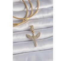 Pirinç Gold Renk Zirkon Taşlı Mikail Model Ajda Charm