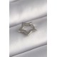 316L Çelik Gümüş Renk Zirkon Taş Detay Yıldız Model Tragus Piercing