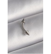 316L Çelik Gümüş Renk Çivi Model Piercing