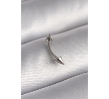 316L Çelik Gümüş Renk Çivi Model Piercing