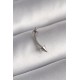 316L Çelik Gümüş Renk Çivi Model Piercing