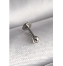316L Çelik Gümüş Renk Topçuk Piercing