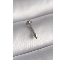 316L Çelik Gümüş Renk Çivi Model Piercing