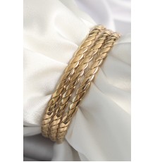316L Çelik Gold Renk 60 mm Burma Ajda Model Kadın Bileklik