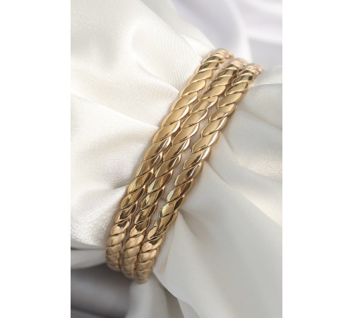 316L Çelik Gold Renk 60 mm Burma Ajda Model Kadın Bileklik 316L Çelik Gold Renk 60 mm Burma Ajda Model Kadın Bileklik