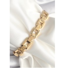 316L Çelik Gold Renk Unisex Bileklik