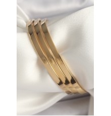 316L Çelik Gold Renk Ajda Model 60 mm Kadın Bilezik