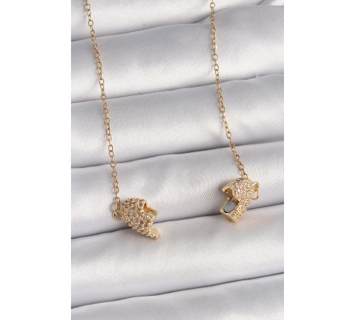 316L Çelik Gold Renk Zincir Zirkon Taşlı Mıknatıslı Kalp Model Kadın Kolye 316L Çelik Gold Renk Zincir Zirkon Taşlı Mıknatıslı Kalp Model Kadın Kolye