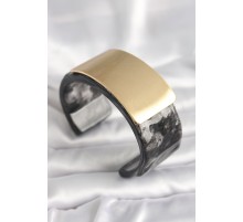 Siyah Mermer Desen Akrilik Plastik Gol Dikdörtgen Plaka Model Vingtage Kadın Bilezik