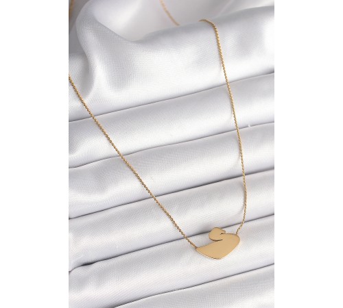 316L Çelik Gold Renk Zincir Kuğu Model Kadın Kolye 316L Çelik Gold Renk Zincir Kuğu Model Kadın Kolye
