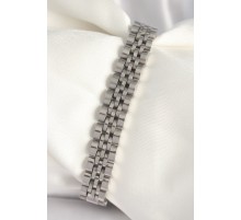 316L Çelik Gümüş Renk Zincir Model Erkek Bileklik