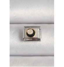 316L Çelik Gümüş Renk 8 Ball İşlemeli Nomination Charm