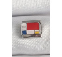 316L Çelik Gümüş Renk Karışık Renk Portre Model Nomination Charm