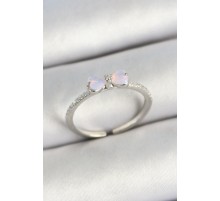 Pirinç Fiyonk Figürlü Zirkon Taşlı Gold Renk Ayarlanabilir Kadın Yüzük