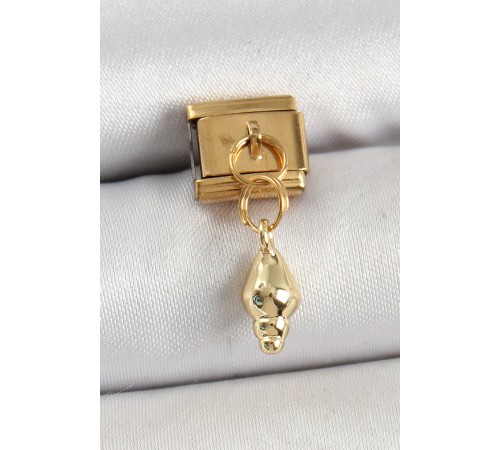 316L Çelik Sallantılı Deniz Kabuğu Model Gold Renk Nomination Charm 316L Çelik Sallantılı Deniz Kabuğu Model Gold Renk Nomination Charm