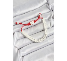 Pirinç Asansörlü Beyaz Juju Kadın Bileklik