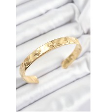 Pirinç Kuzey Yıldızı Model Gold Renk Altı Açık Kadın Bileklik