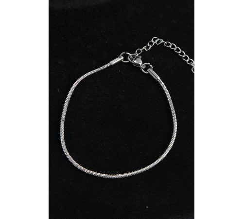 316L Çelik Oval İtalyan Model Gümüş Renk Erkek Bileklik 316L Çelik Oval İtalyan Model Gümüş Renk Erkek Bileklik
