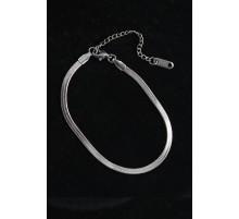 316L Çelik İtalyan Model Gümüş Renk Erkek Bileklik