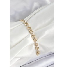 Xuping Pirinç Sonsuzluk Model Gold Renk Kadın Bileklik
