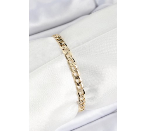 Xuping Pirinç Klasik Ezme Zincir Model Gold Renk Kadın Bileklik Xuping Pirinç Klasik Ezme Zincir Model Gold Renk Kadın Bileklik