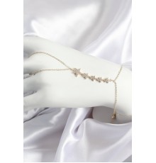 Pirinç Zirkon Taşlı Yıldız Model Gold Renk Kadın Şahmeran