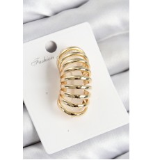 Pirinç Yay Model Gold Renk Sağ Kıkırdak Küpe
