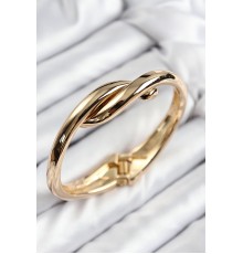 Pirinç Düğüm Model Gold Renk Kadın Kelepçe