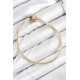Pirinç Charm Zirkon Taşlı Yıldız Model Gold Renk Kadın Bileklik