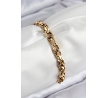 316L Çelik Örgü Model Gold Renk Kadın Bileklik