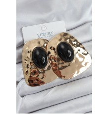 Pirinç Gold Renk Vintage Kadın Küpe
