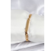 316L Çelik Gold Renk Yazı Yazmaya Uygun Kadın Bileklik