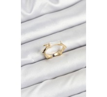 Pirinç Gold Renk Kemik Model Kadın Yüzük