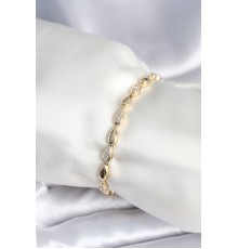 Pirinç Gold Renk Damla Model Kadın Bileklik