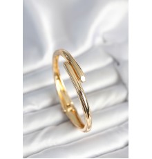 Pirinç Gold Renk Kadın Kelepçe Bileklik