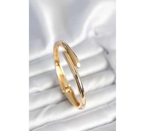 Pirinç Gold Renk Kadın Kelepçe Bileklik