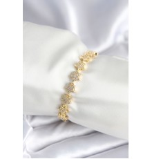 Pirinç Gold Renk Yıldız Model Kadın Bileklik