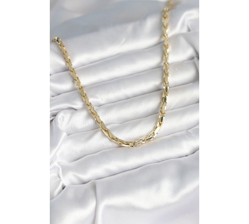 Pirinç Gold Renk 60 cm Zincir Kadın Kolye