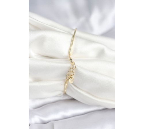 Kutup Yıldızı Figür Pirinç Gold Renk Kadın Bileklik