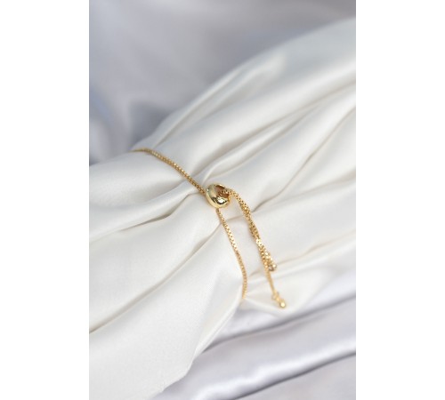 Çiçek Model Asansörlü Gold Renk Kadın Bileklik