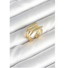 Pirinç Gold Renk Vİntage Model Kadın Yüzük