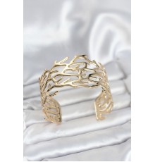 Pirinç Gold Renk Vintage Model Kadın Bileklik