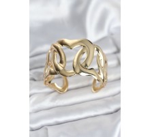 Pirinç Gold Renk Vintage Kadın Bileklik